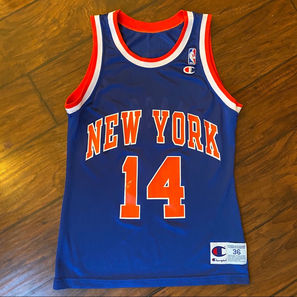 🔥Vintage NY Knicks Mason Champion Jersey | 36 (S)
